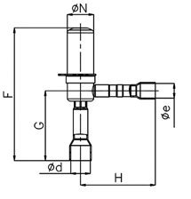 Sanhua Solenoid & Stop Valve DF-1/4